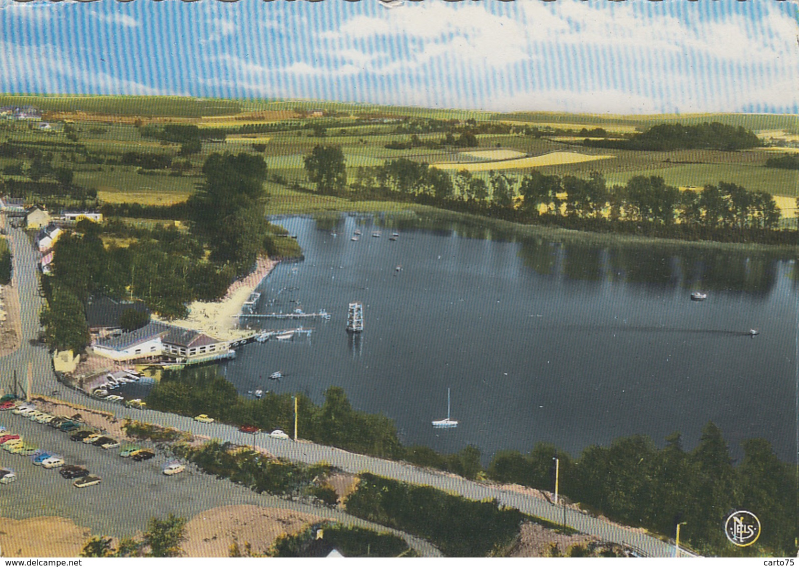 Belgique - Fosses La Ville - Vue D'ensemble Lac, Plage Et Camping De Bambois - Fosses-la-Ville