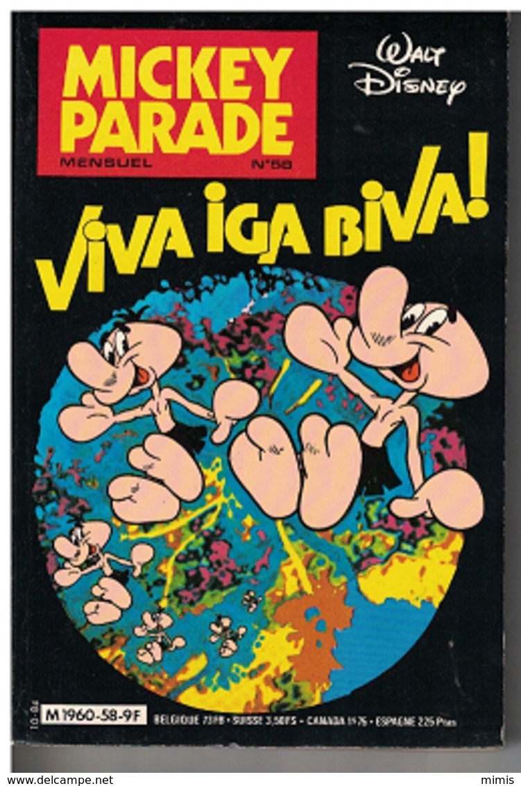 MICKEY PARADE   N° 58     VIVA  IGA  BIVA ! - Disney