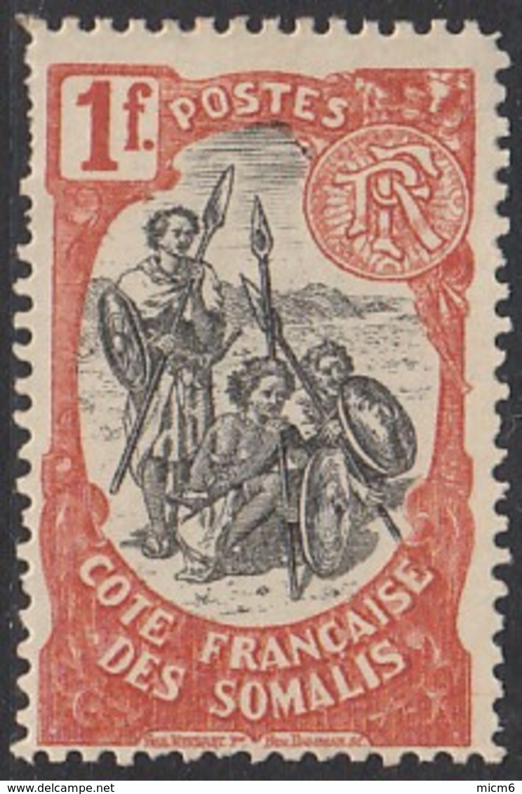 Côte Française Des Somalis 1894-1903 - N° 64 (YT) N° 64 (AM) Neuf *. Dents Courtes. - Neufs