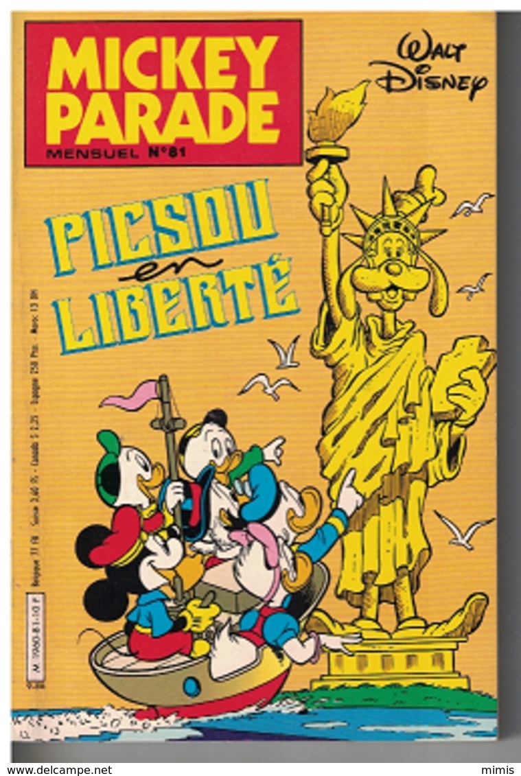 MICKEY PARADE   N° 81  PICSOU EN LIBERTE - Disney