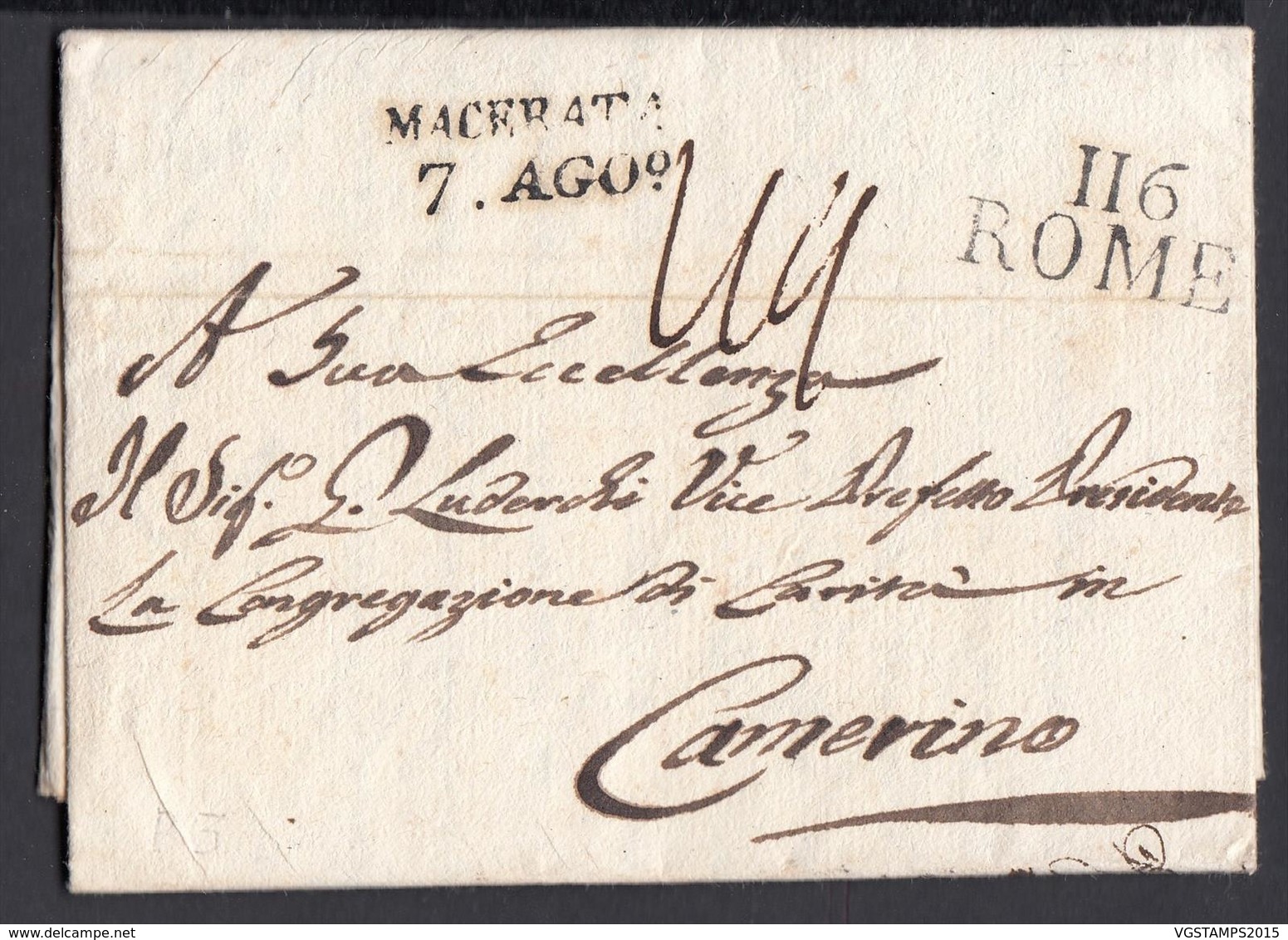 Italie 1810 Departement Conquis 116 ROME EMPIRE FRANCAIS (6G23938) DC-0593 - ...-1850 Préphilatélie