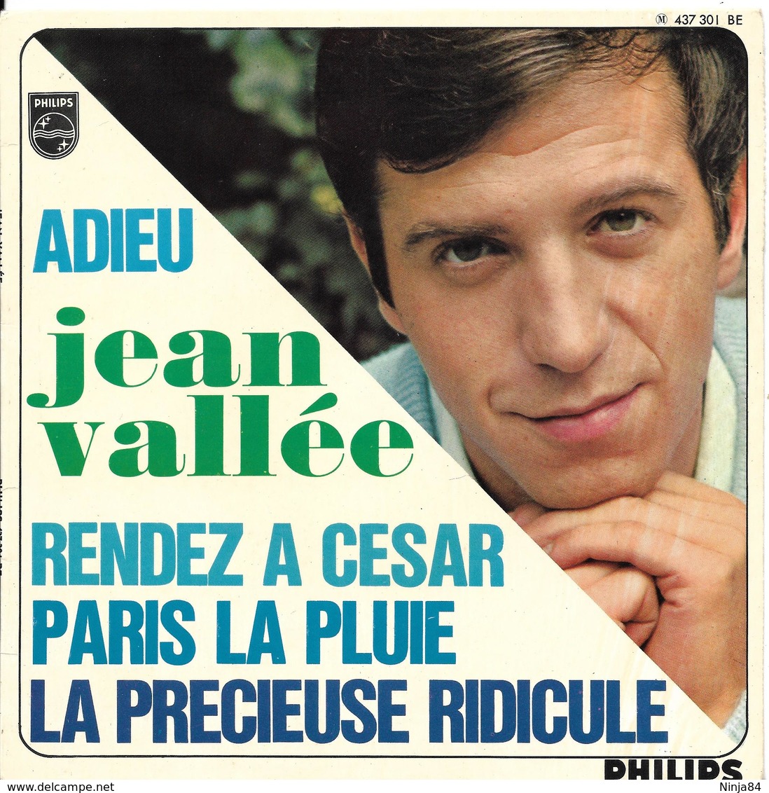 EP 45 RPM (7") Jean Vallée " Adieu " - Other - French Music