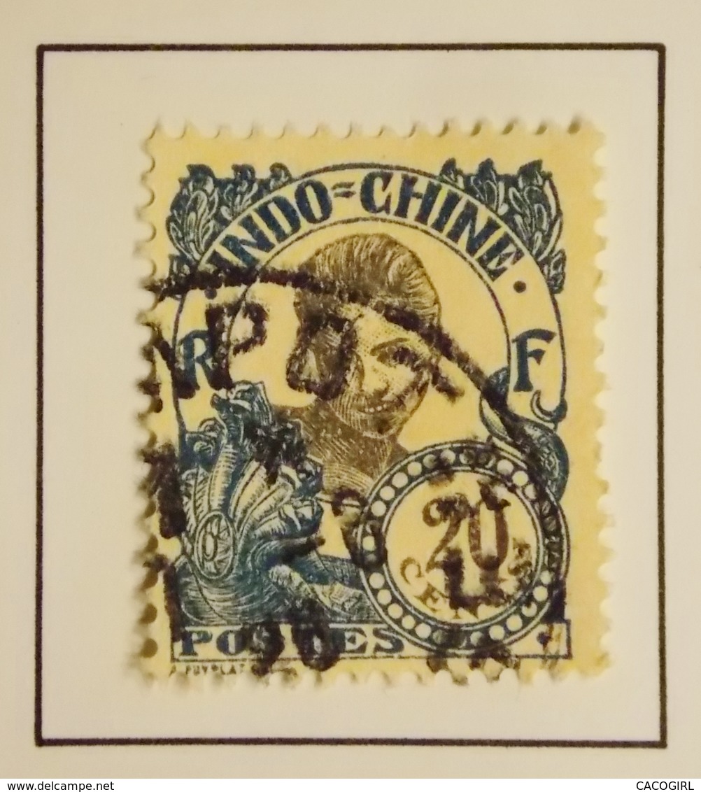 1922 France (ex-colonies & Protectorats) > Indochine Yt:FR-IC 113, Mi:FR-IC 119 - Gebruikt