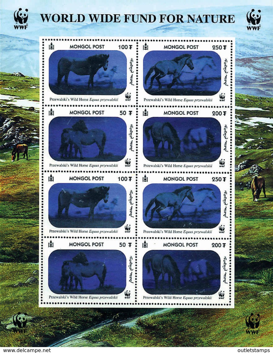 Ref. 12709 * NEW *  - MONGOLIA . 2000. PRZEWALSKI'S HORSE. CABALLO DE PRZEWALSKY - Mongolia
