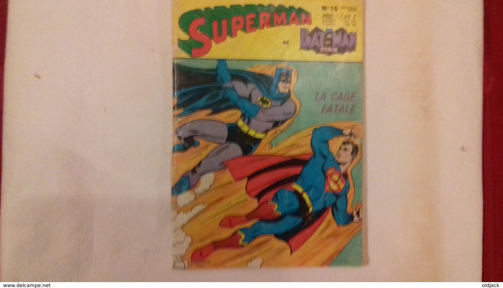 Superman Et Batman N°15.la Cage Fatale......1970.sagedition.(292R2) - Batman