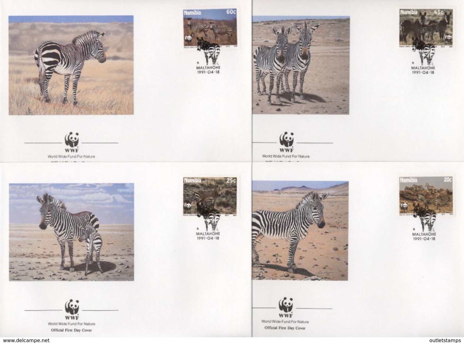 Ref. 23153 * NEW *  - NAMIBIA . 1991. HARTMANN'S MOUNTAIN ZEBRA. CEBRA DE HARTMANN - Namibia (1990- ...)