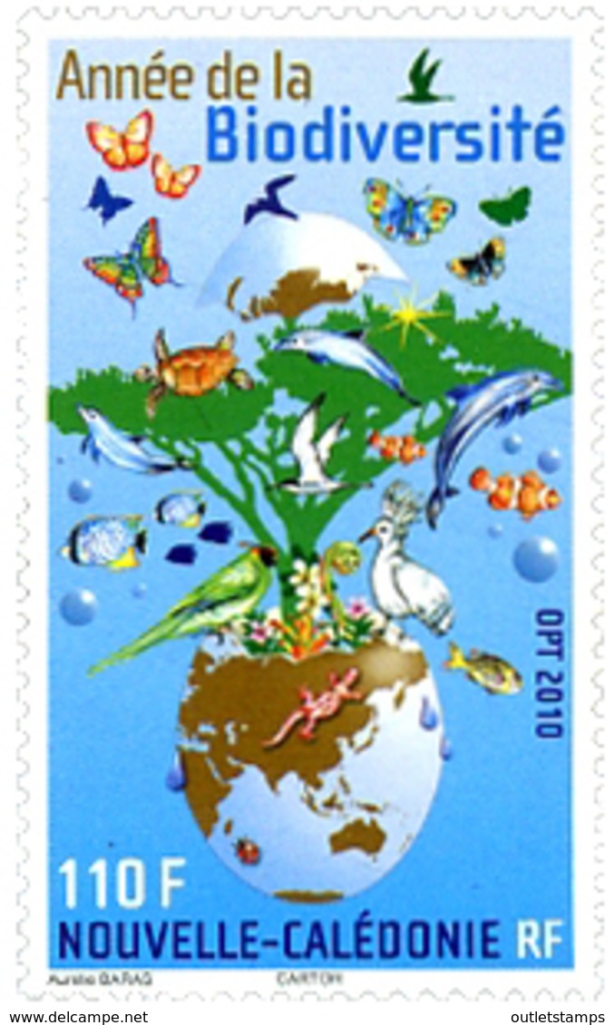 Ref. 260457 * NEW *  - NEW CALEDONIA . 2010. INTERNATIONAL YEAR OF BIODIVERSITY. A�O INTERNACIONAL DE LA BIODIVERSIDAD - Nuevos