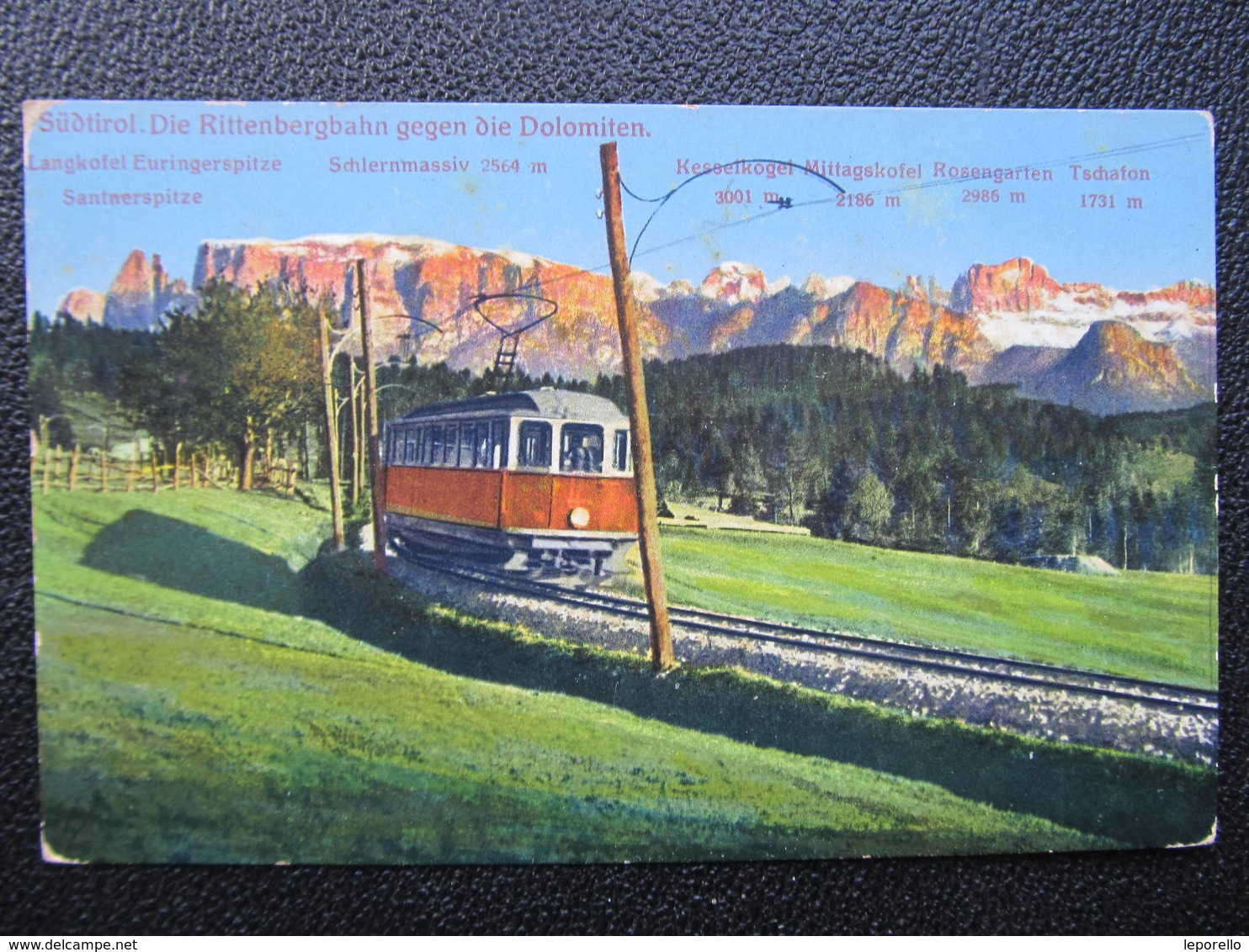 AK RITTNERBAHN Eisenbahn Zug Dolomiten Ca.1916//  D*35213 - Sonstige & Ohne Zuordnung