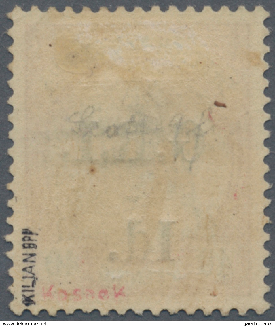 Deutsch-Neuguinea - Britische Besetzung: 1914: AUFDRUCKABART "I" D. Anstatt 4 D. Auf 40 Pf. Karmin/s - Nueva Guinea Alemana