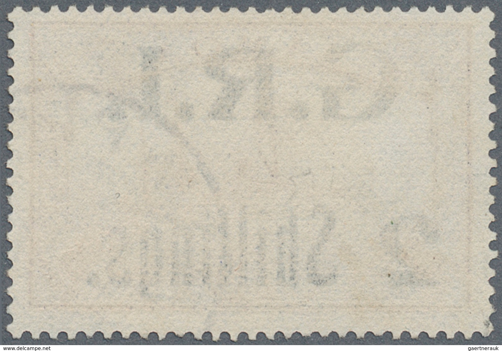 Deutsche Kolonien - Samoa - Britische Besetzung: 1914: AUFDRUCKFEHLER "2 Shillings." Anstatt "3 Shil - Samoa