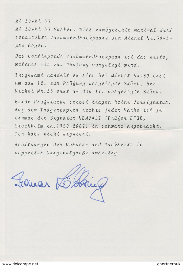 Dt. Besetzung II WK - Estland - Elwa: 1941, 30 K Landwirtschafts-Ausstellung, Senkrechtes Zusammendr - Occupation 1938-45