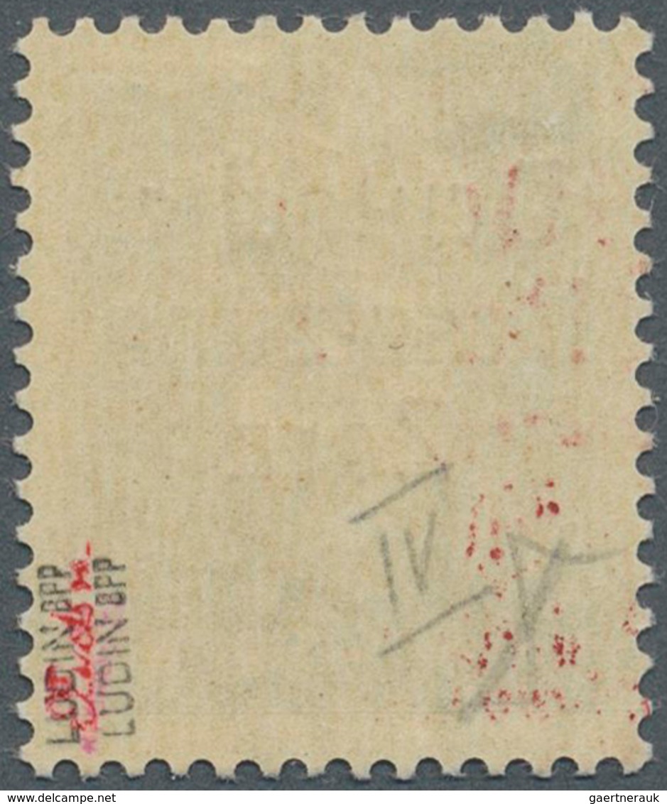 Dt. Besetzung II WK - Zara: 1943, 10 Lire Dunkelbläulichviolett, Aufdruck Type IV (Feld 13 Der Überd - Occupation 1938-45