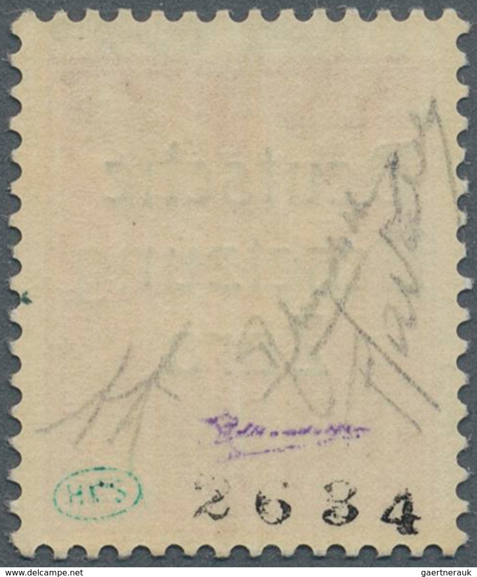 Dt. Besetzung II WK - Zara: 1943, 10 Lire Schwärzlichrosa Flugpostmarke, Aufdruck Type I, Farbfrisch - Occupation 1938-45