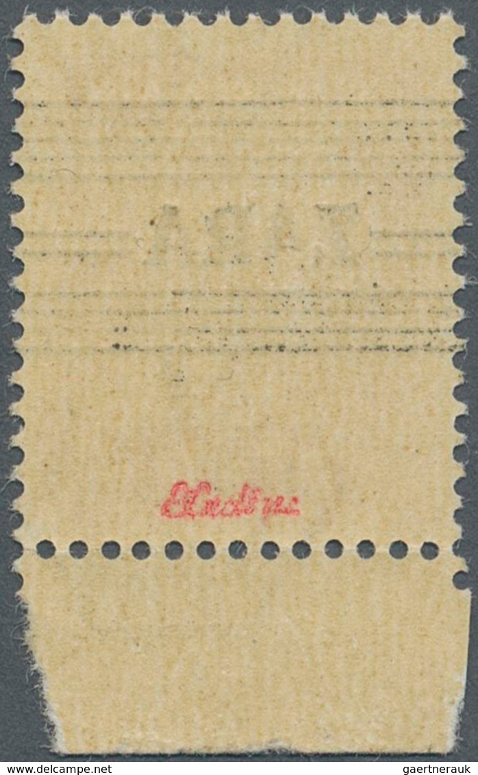 Dt. Besetzung II WK - Zara: 1943, 20 C Rot Freimarke, Unterrandstück Mit Aufdruck In Der Grundtype I - Occupation 1938-45