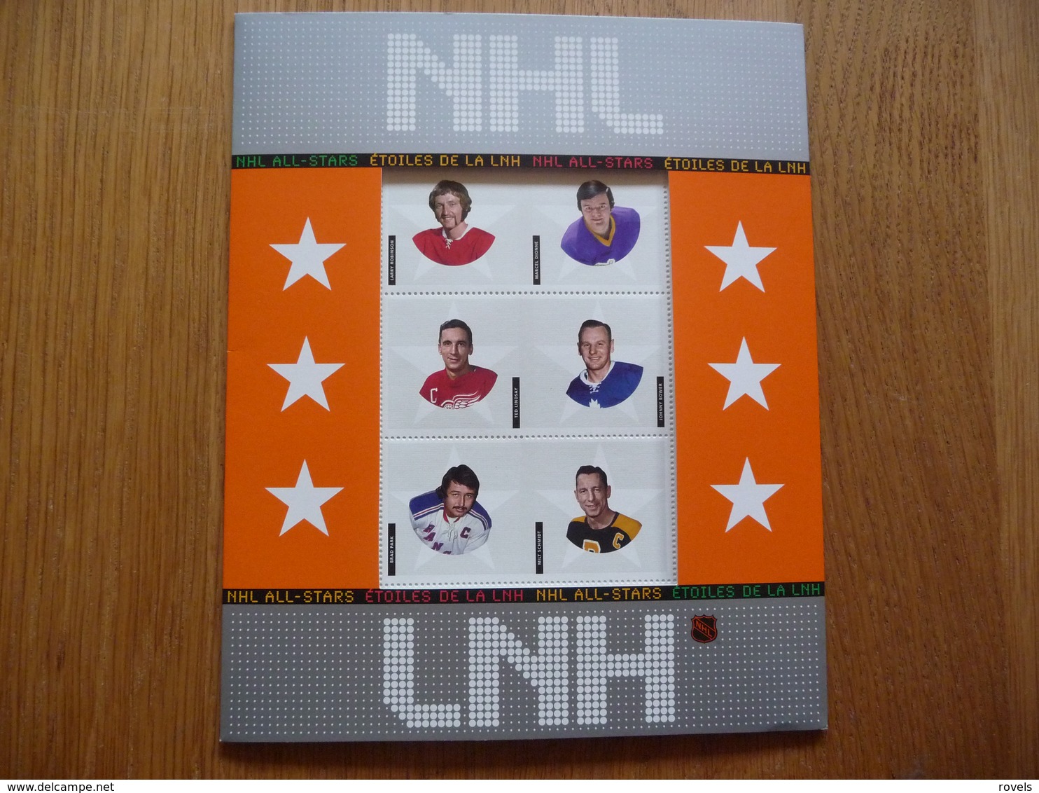 (D)CANADA SET OF NHL ALL-STARS HOCKEY PLAYERS MNH 2004 (IN FOLDER) - Blocs-feuillets