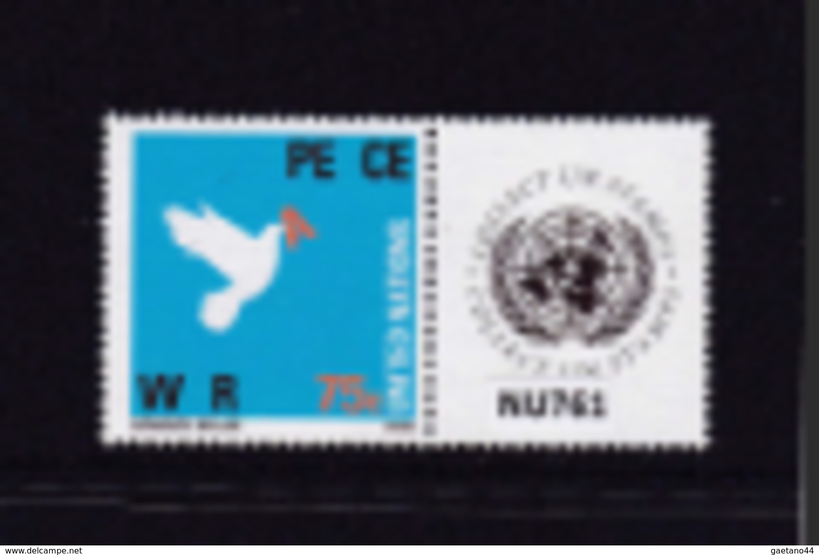 ONU New York 2006: Francobollo Da 75c. MNH/** Con Appendice Della Serie "Guerra E Pace". - Nuovi