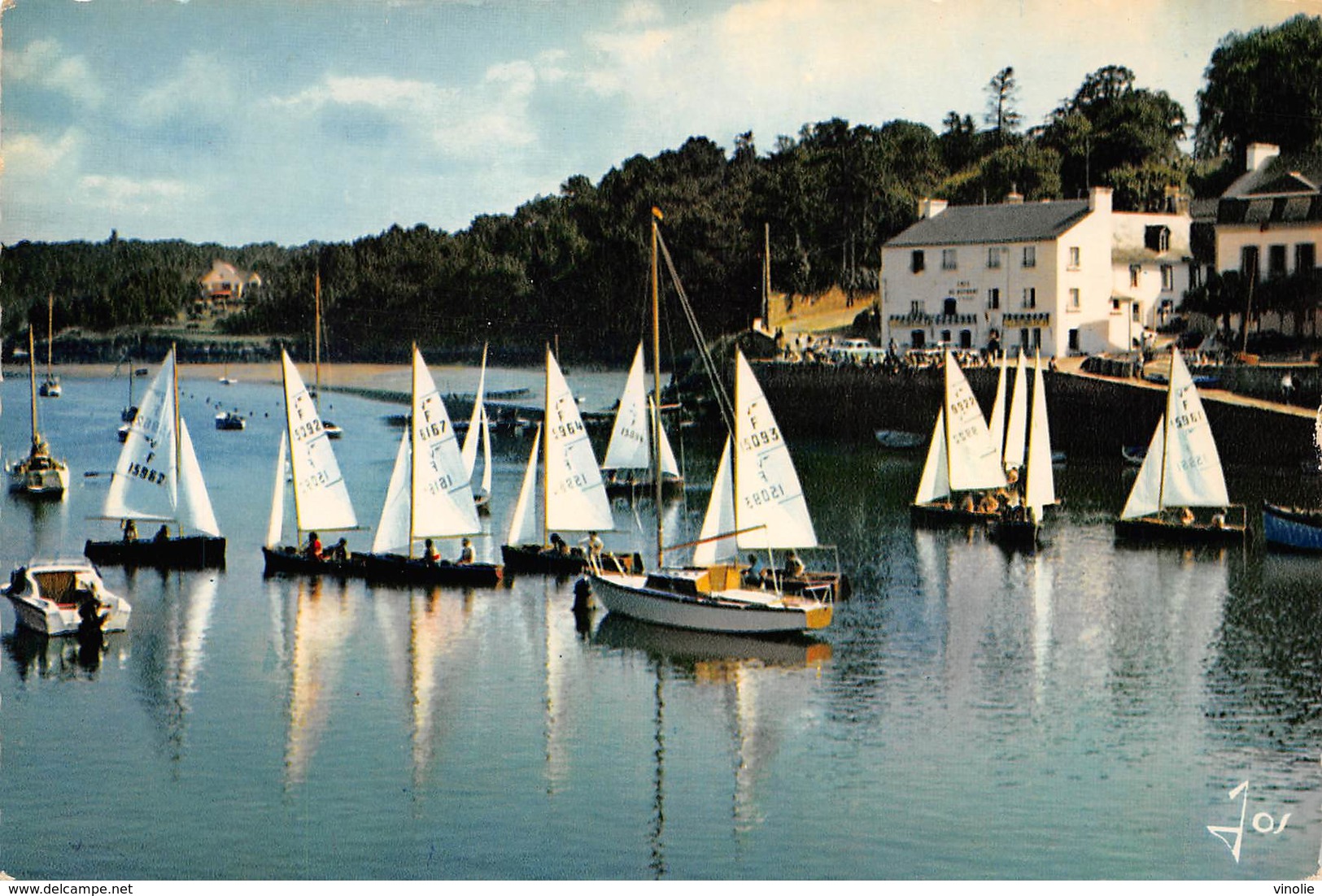 PIE-Arg-18-6668 : PORT-MANECH ECOLE DE VOILE DE ROS-BRAZ. - Plouhinec