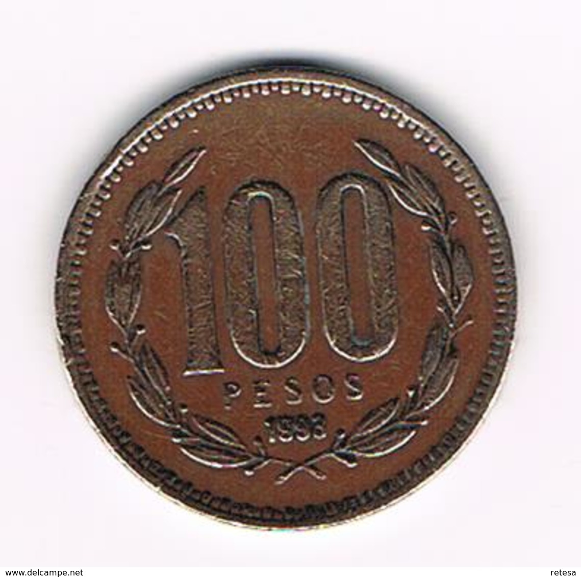 & CHILI  100  PESO   1993 - Chile