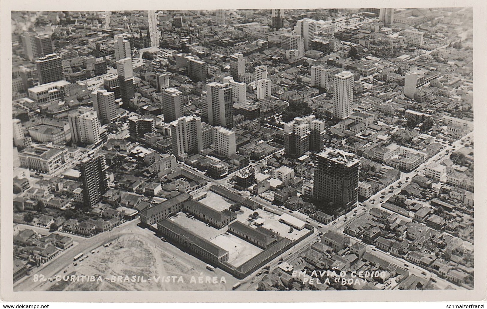 AK Curitiba Flugzeugaufnahme Luftbild Aerial View Vue Aérienne Aerofoto Image Vista Aérea Brasilien Brasil Brazil Brésil - Curitiba