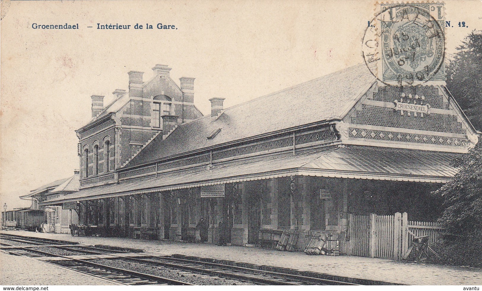 OVERIJSE / GROENENDAEL / INTERIEUR DE LA GARE / HET STATION  1907 - Overijse