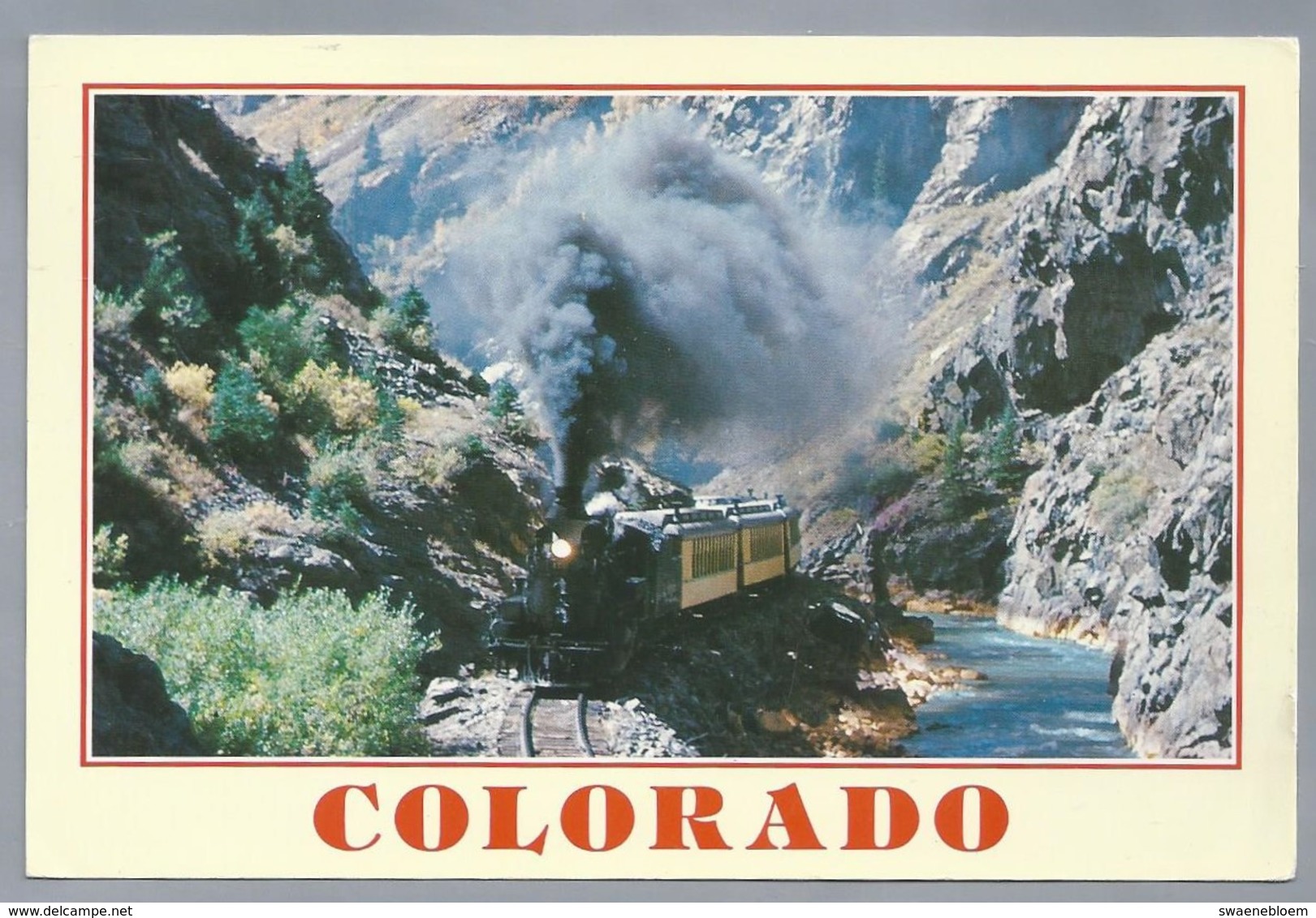 US.- COLORADO. NARROW GAUGE PASSENGER TRAIN. . - Treinen