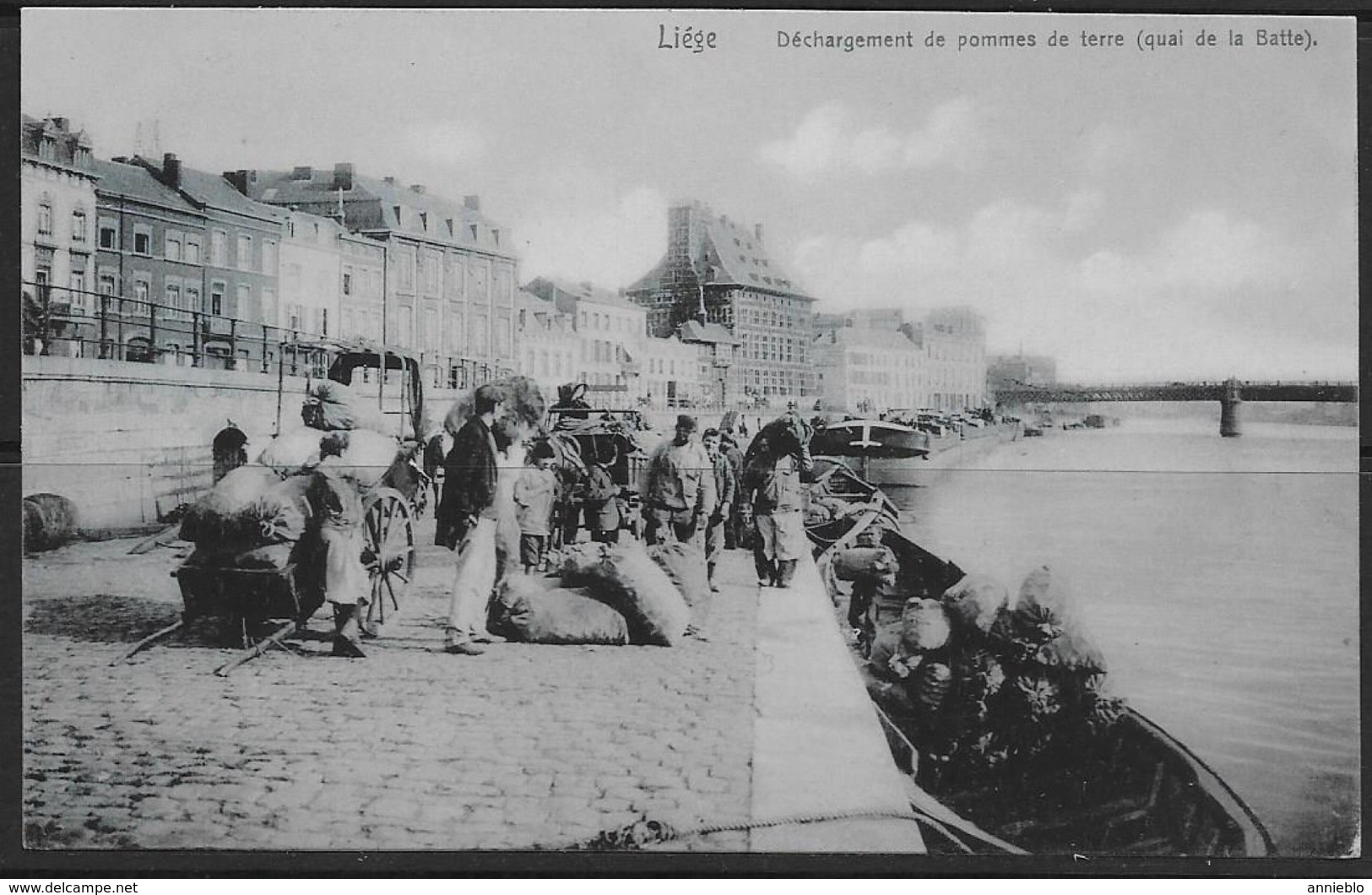 Liège - Déchargement De Pommes De Terre (quai De La Batte) - *36* - Luik