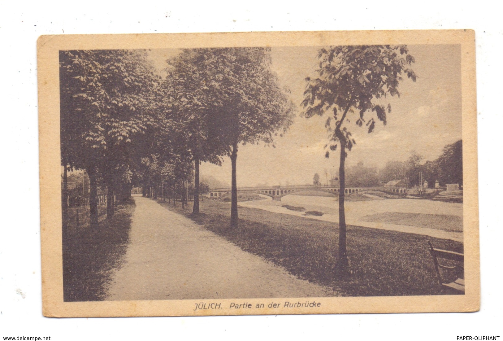 5170 JÜLICH, Partie An Der Rurbrücke, 1921 - Jülich