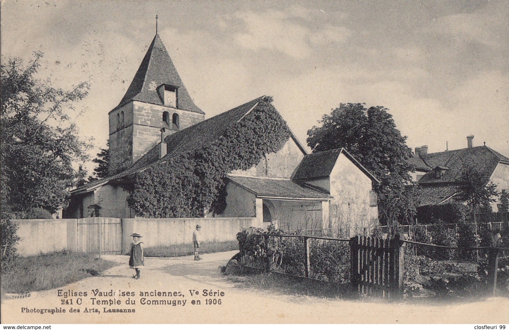 Commugny, Animée, Ambulant 1909. Superbe état - Commugny