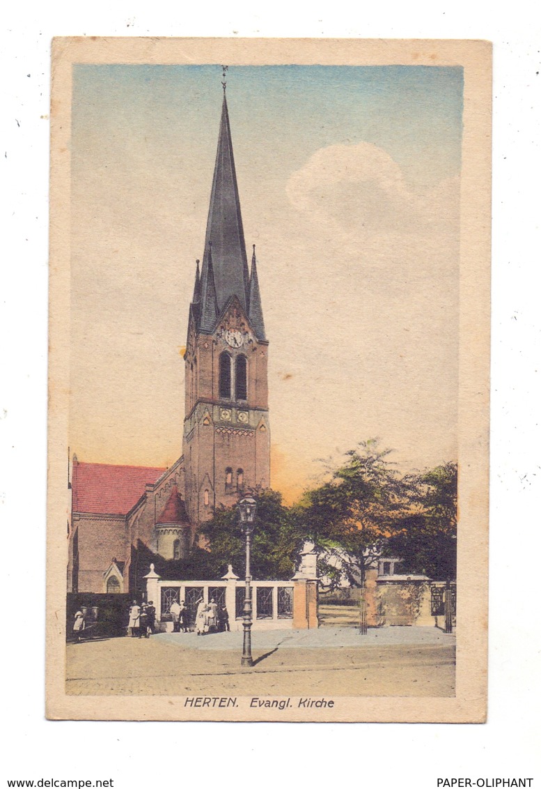 4352 HERTEN, Evangelische Kirche - Herten