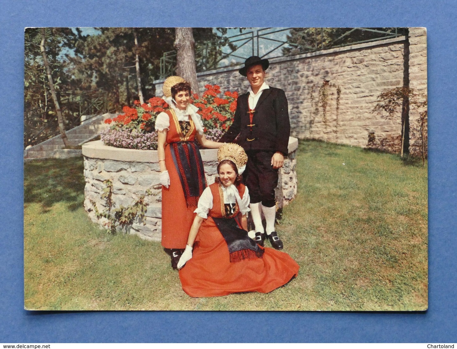 Cartolina Costumi - Valle D'Aosta - Costume Di Gressoney - 1960 - Altri & Non Classificati