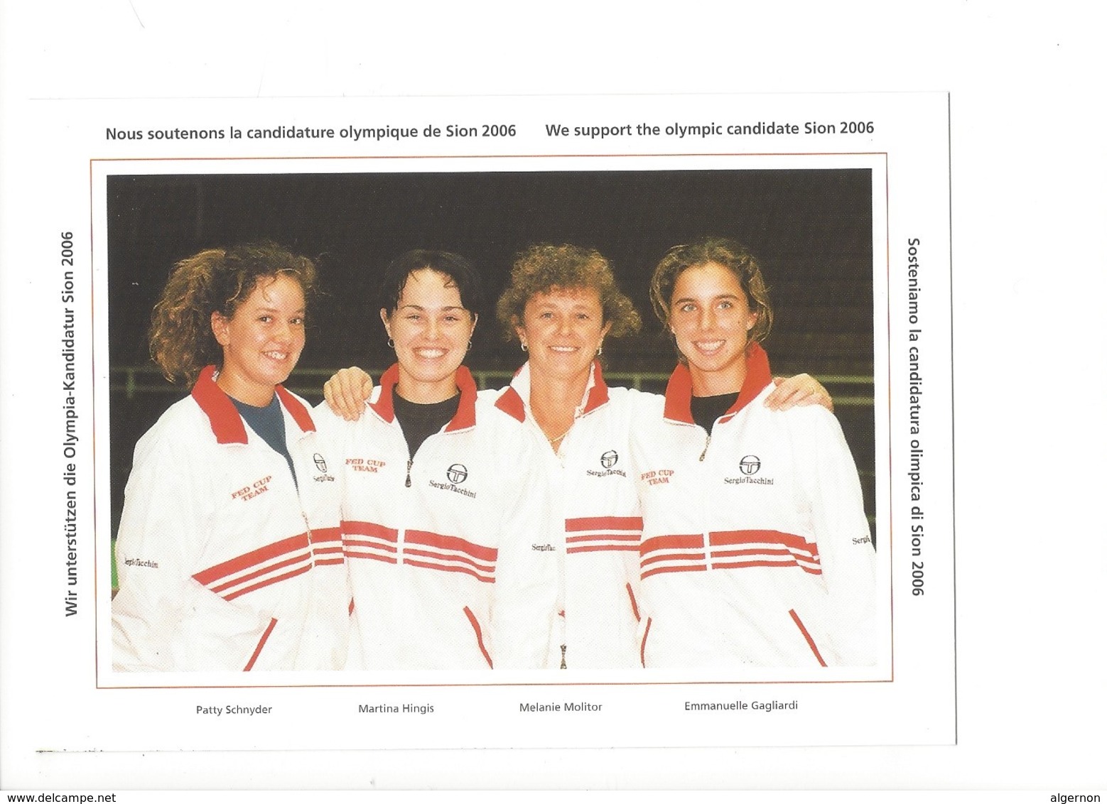 20831 - Fed Cup Demi-finale Suisse-France Sion 1998 Patty Schnyder Martina Hinggis - Tennis