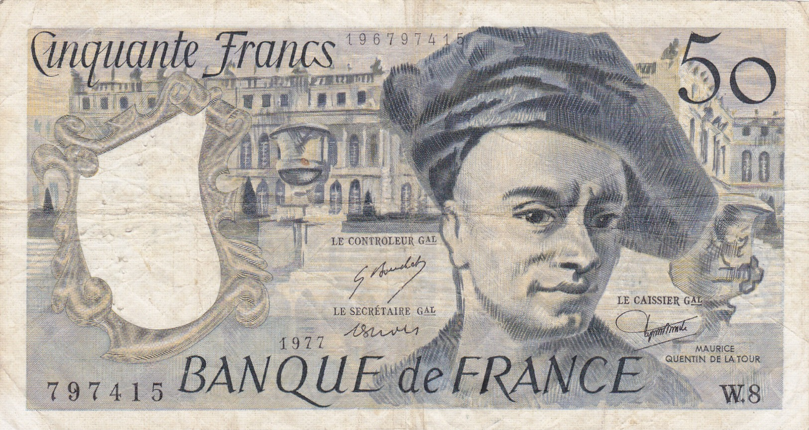 50 Francs QUENTIN DE LA TOUR - Type 1977. - 50 F 1976-1992 ''Quentin De La Tour''