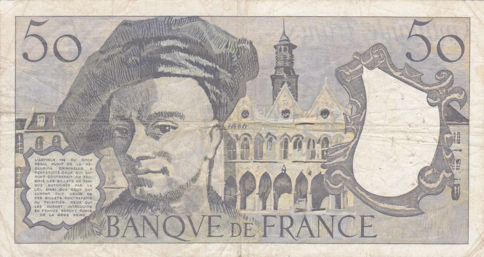 50 Francs QUENTIN DE LA TOUR - Type 1977. - 50 F 1976-1992 ''Quentin De La Tour''