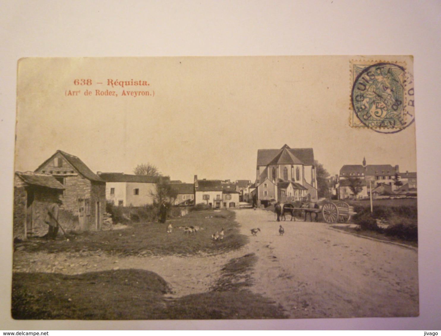 REQUISTA  (Aveyron)  :  Vue Générale   1906   - Otros & Sin Clasificación