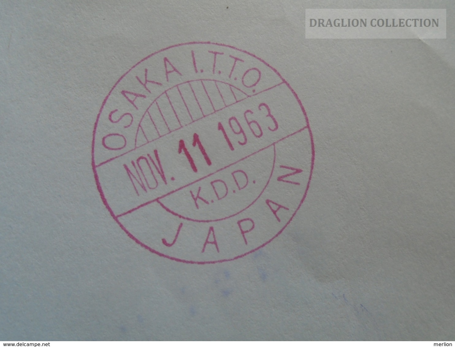 ZA132.12  Telegraph - Japan Telegram OSAKA 1963 - Timbres Télégraphe