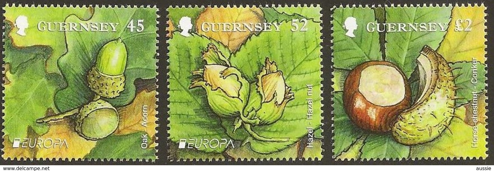 Guernsey Guernesey  CEPT 2011  Yvertn° 1350-1352 *** MNH Cote 11,75 Euro Flore Europa - Guernesey