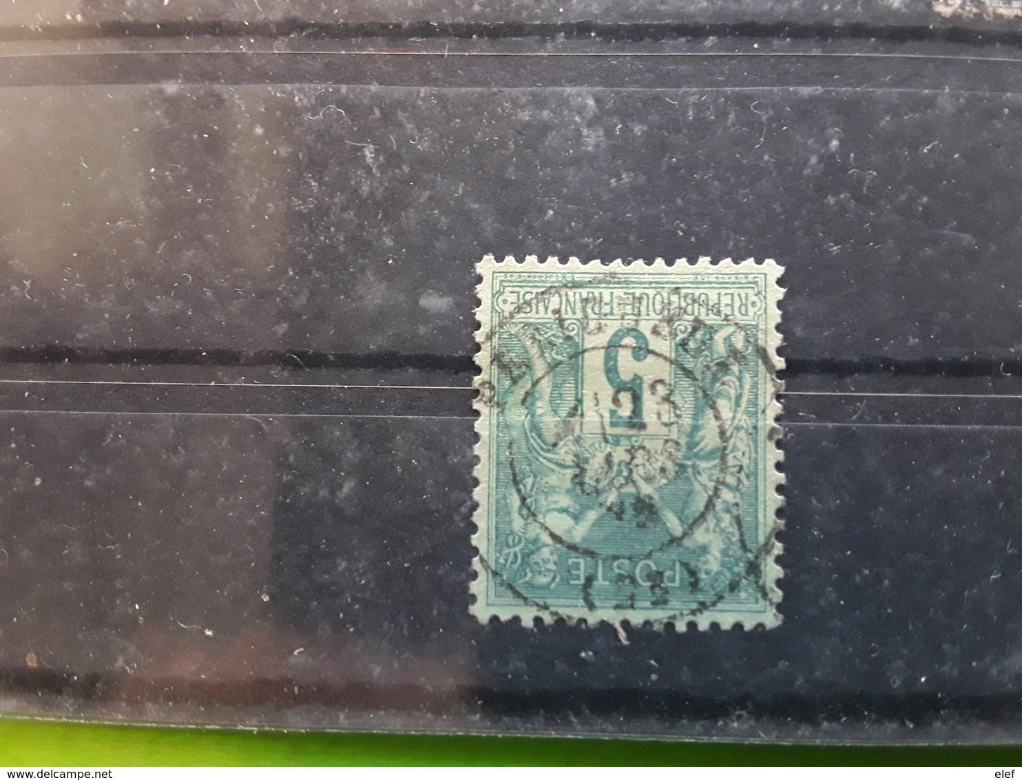 Type SAGE, Yvert No 75, 5 C Vert Obl Cachet PERIGUEUX, Dordogne,  23 Mars 1879, TB - 1876-1898 Sage (Type II)