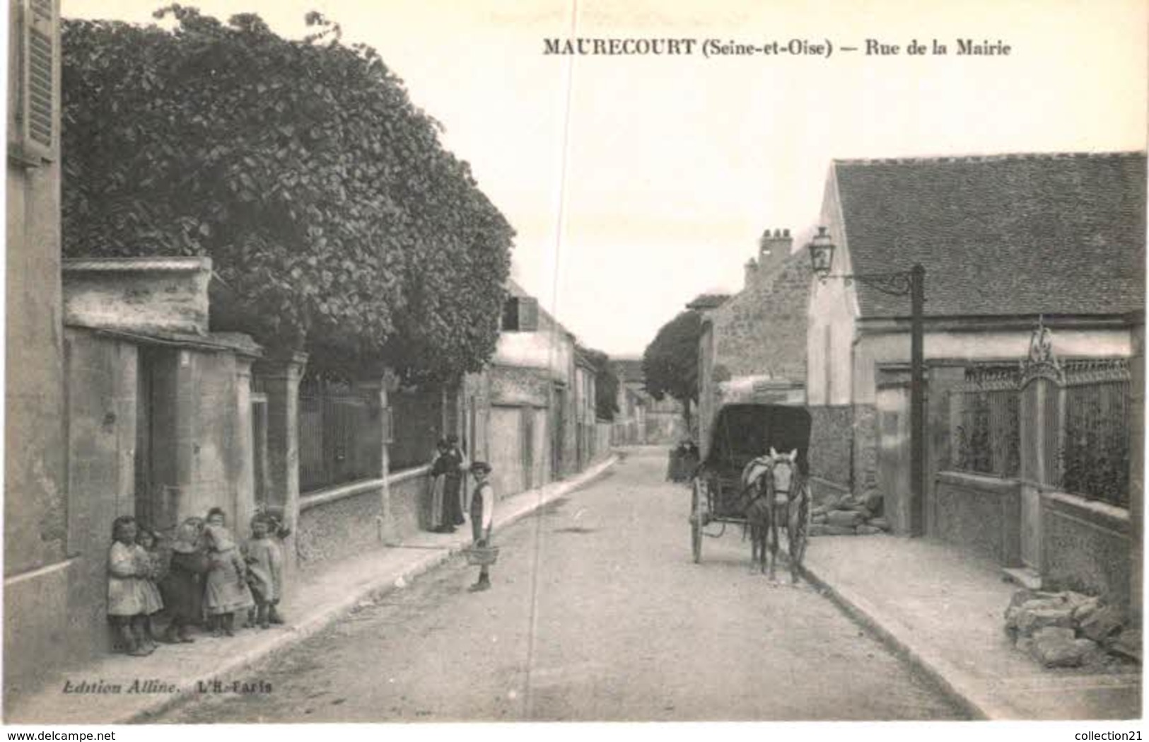 MAURECOURT ... RUE DE LA MAIRIE - Maurecourt