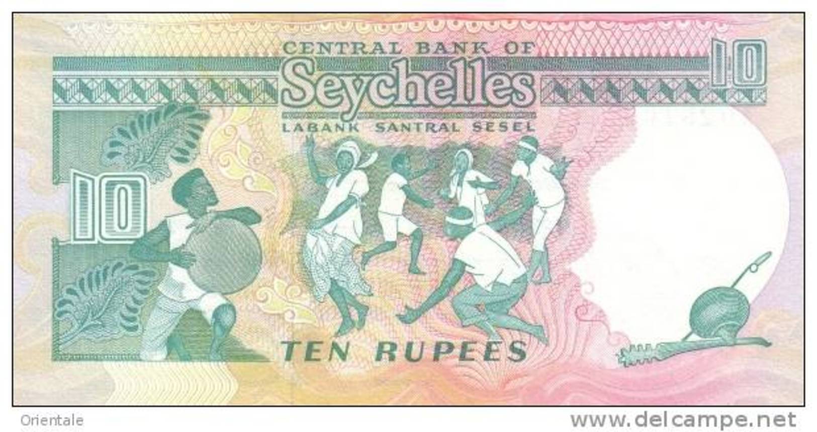 SEYCHELLES P. 32 10 R 1989 UNC - Seychellen