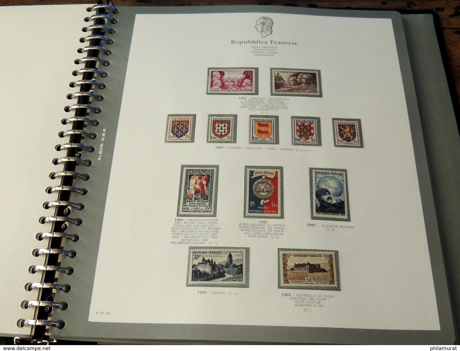France 1940/1959 collection de 20 années complètes neufs ** luxe COTE 2675 €