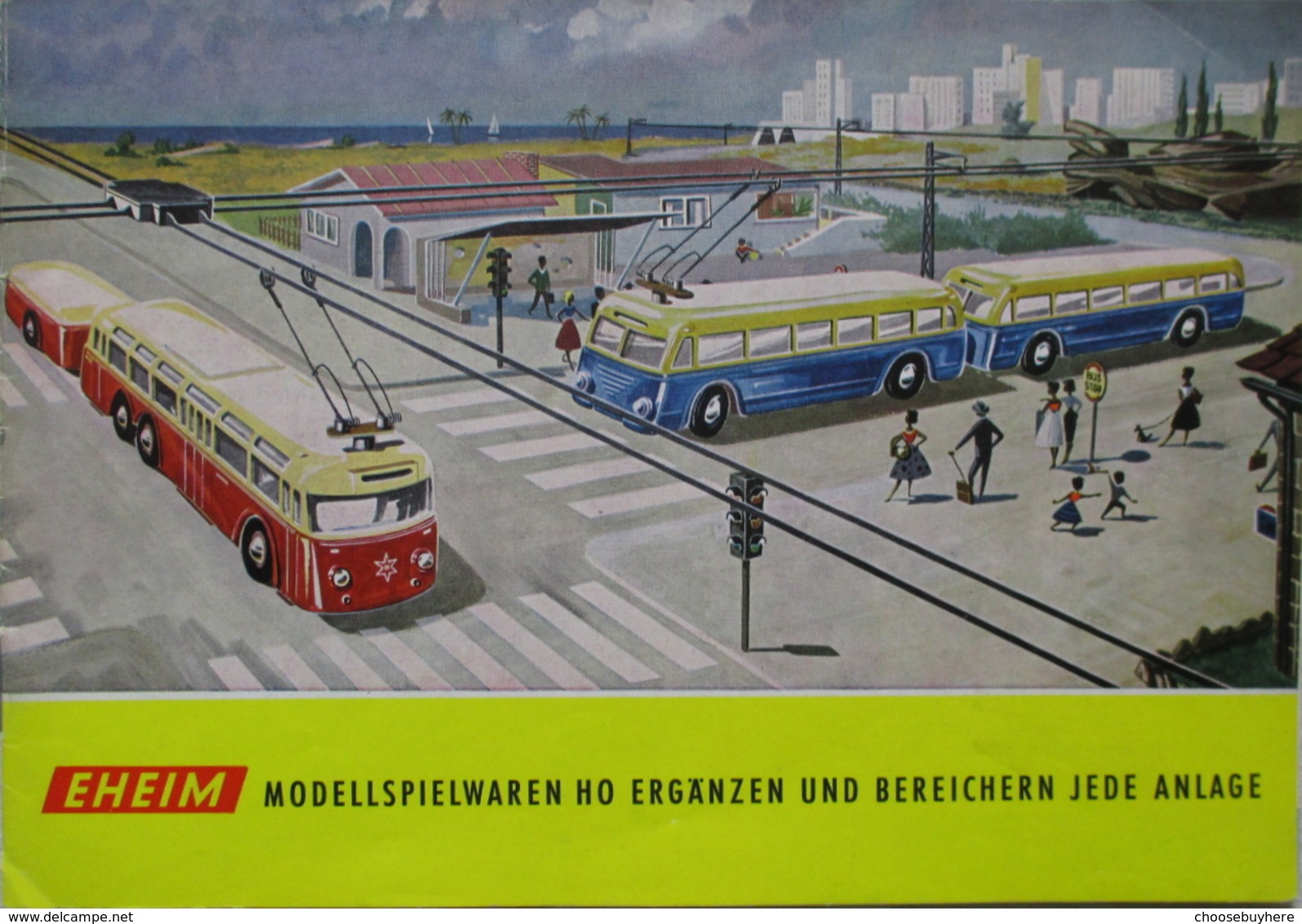 EHEIM Katalog Ca. 1960 Preise Trolley-Bus H0 - Other & Unclassified