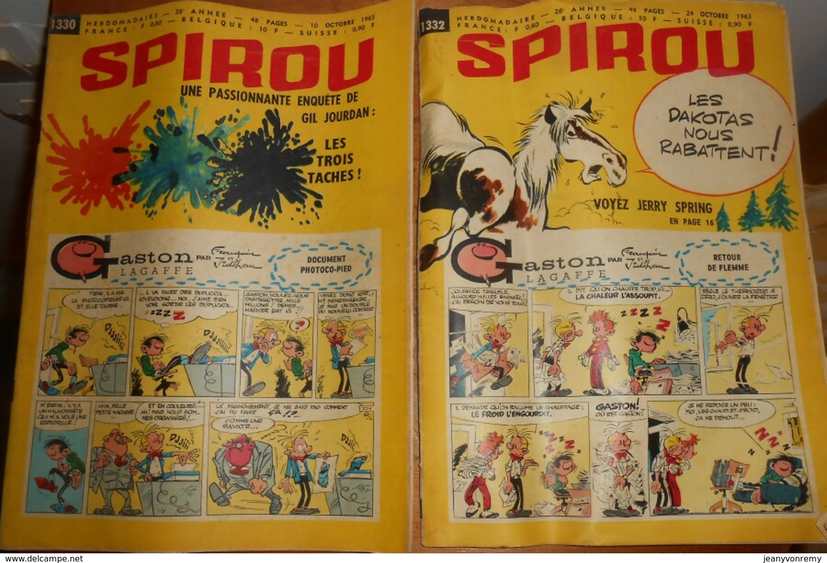 Spirou. Lot De 34 Magazines. - Spirou Magazine