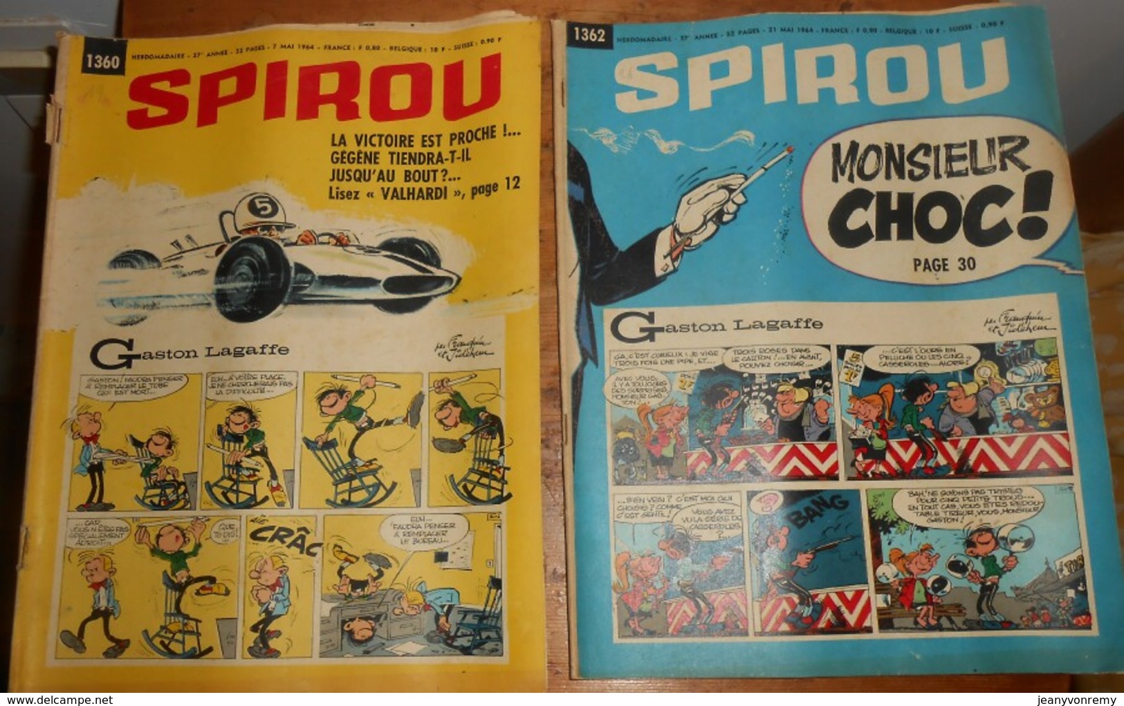 Spirou. Lot de 34 magazines.