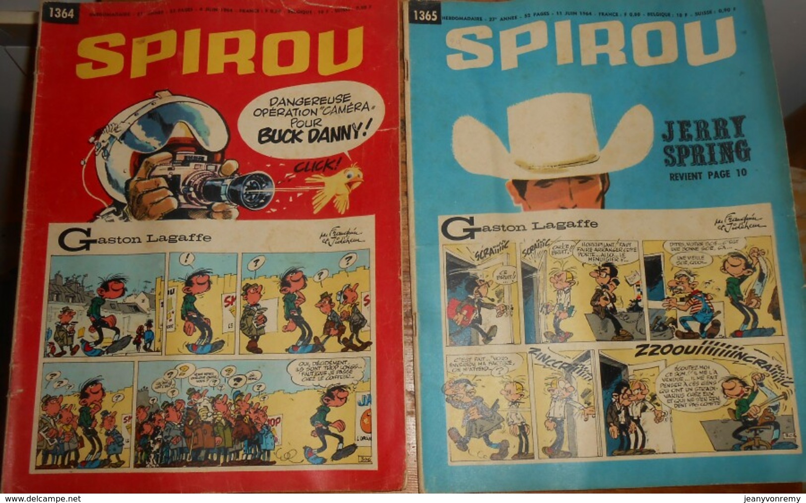 Spirou. Lot de 34 magazines.