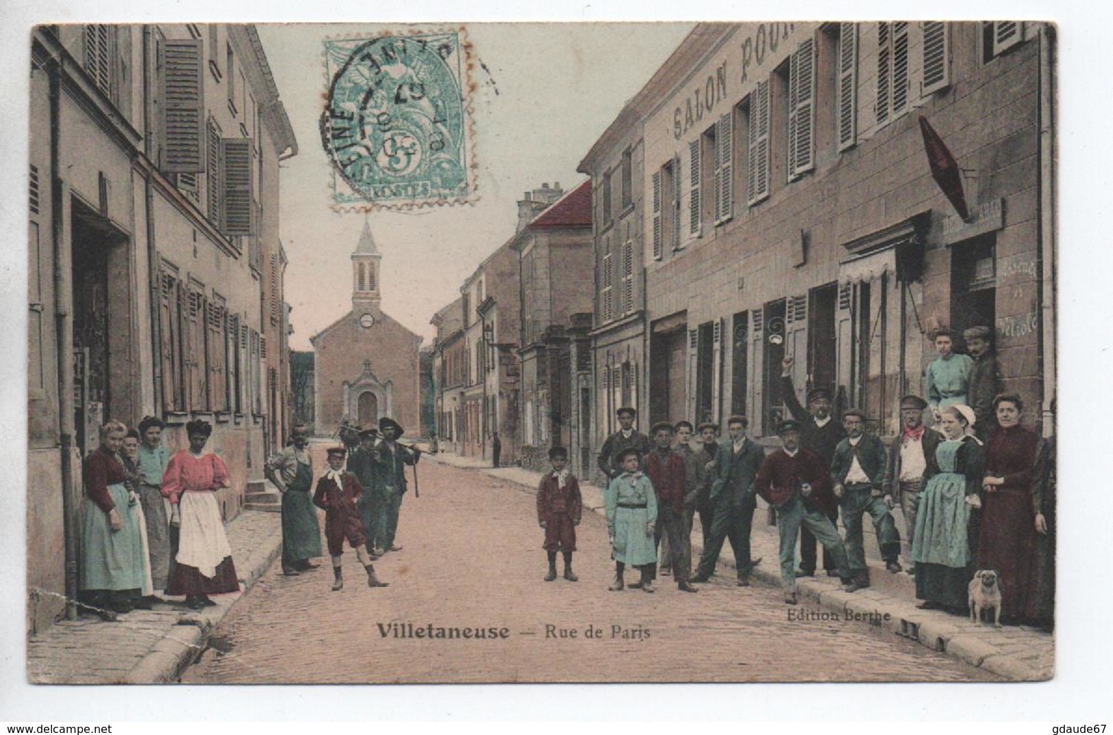 VILLETANEUSE (93) - RUE DE PARIS (ETAT) - Villetaneuse