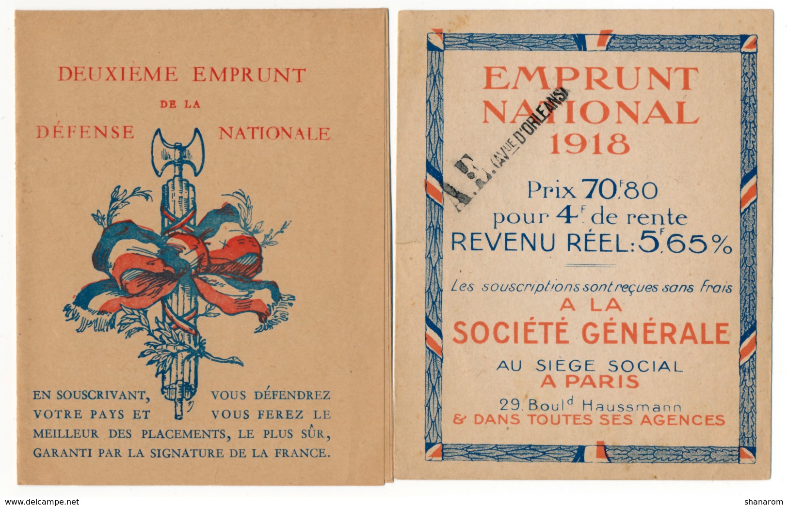 BONS DE LA DEFENSE NATIONALE (Différentes Dates) & Banque De L'Algérie & Emprunt National - Bons & Nécessité