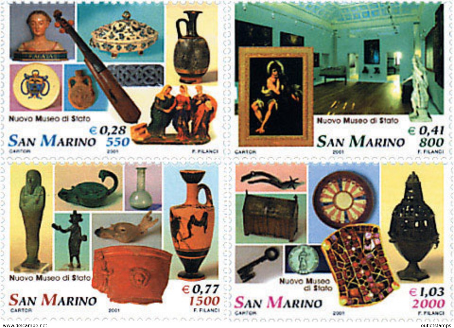 Ref. 86339 * NEW *  - SAN MARINO . 2001. NUEVO MUSEO DEL ESTADO - Neufs