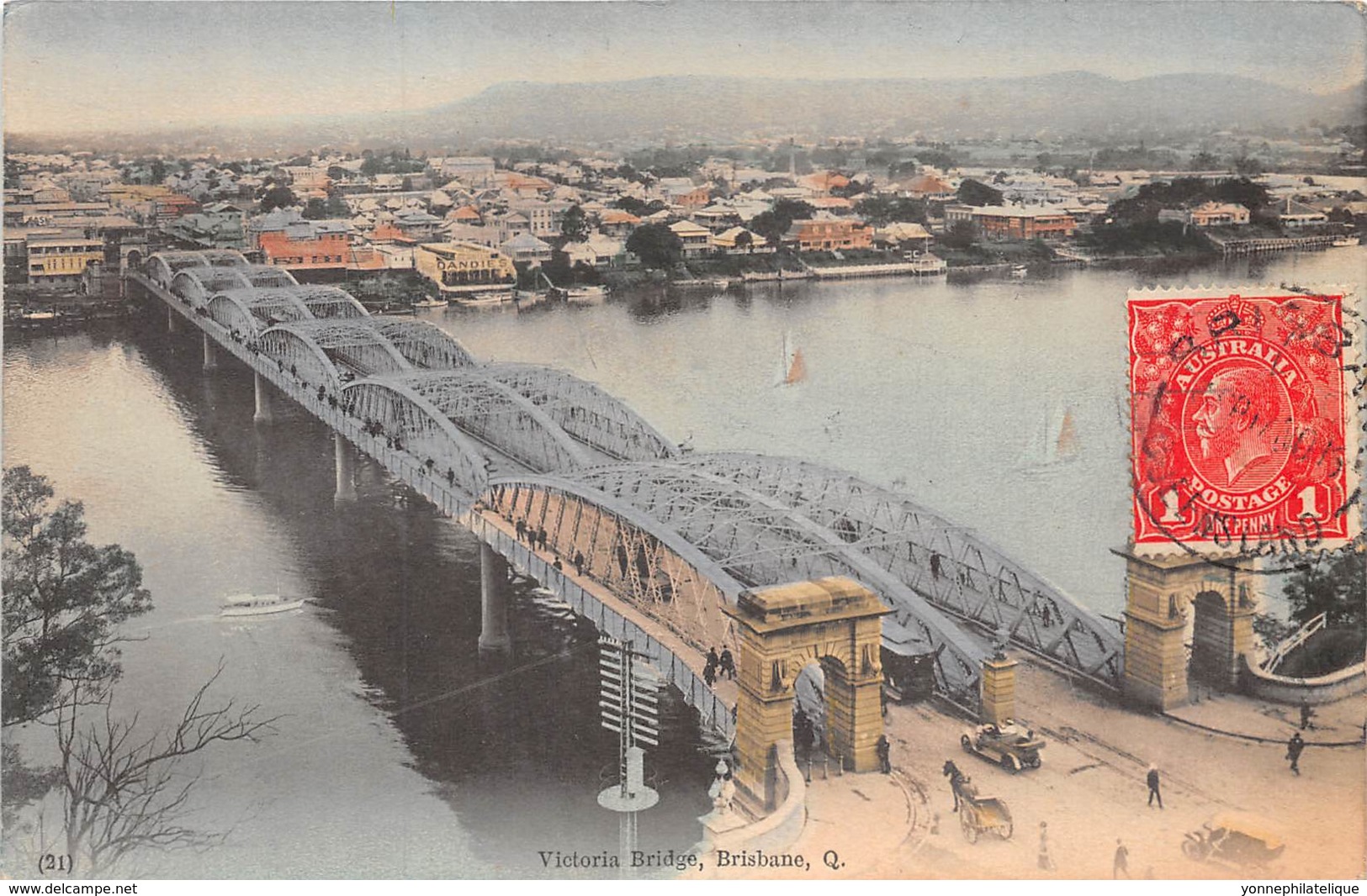 Australie / 35 - Brisbane - Victoria Bridge - Belle Oblitération - Autres & Non Classés