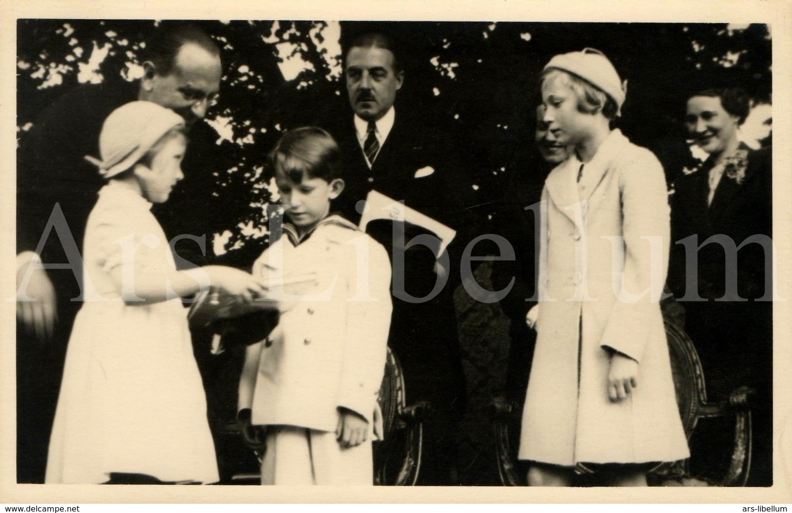 Photo Postcard / ROYALTY / Belgium / Belgique / Prince Baudouin / Prins Boudewijn / Inauguration Parc Parmentier / 1937 - Woluwe-St-Pierre - St-Pieters-Woluwe