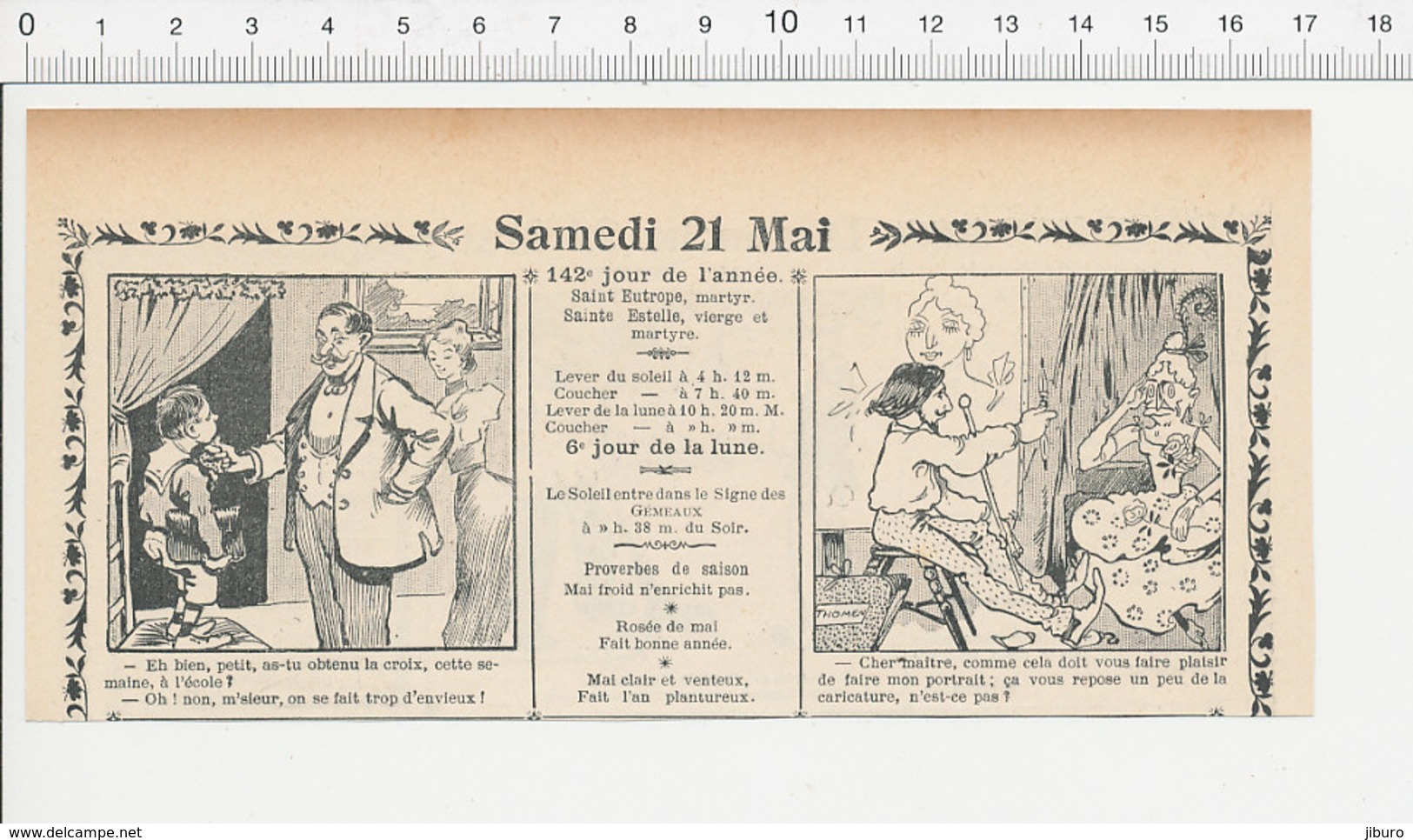 Presse 1904 Humour écolier Récompense Scolaire Croix école  223Q - Unclassified